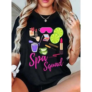 100% Cotton Birthday Squad Party Humorous Family Birthday Girl T-shirt - Picture 1 of 12