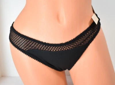 Women's UNDERELLA by Ella Moss Sexy Black Thong Panties   Size S   NWT - Image 1 of 4