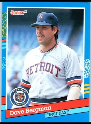 1991 Donruss #342 Dave Bergman Near mint or better - Image 1 of 2