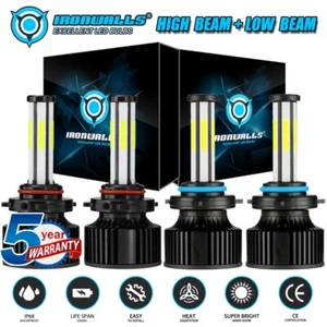 LED Headlight Bulbs for Honda Civic 2004-2015 Odyssey 2005-2010 Combo 9005+9006 - Picture 1 of 12