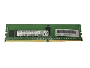 Hynix Lenovo 8GB DDR4 RDIMM 2400MHz ECC SERVER MEMORY HMA41GR7AFR8N-UH - Picture 1 of 6