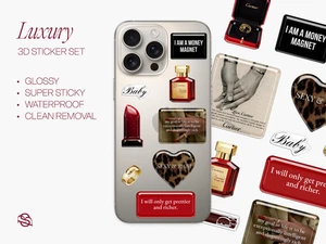 Luxury – 3D Epoxy Stickers with a Bold, Sexy & Rich Energy - Zdjęcie 1 z 5
