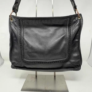 Bolso de hombro vintage Fortuna Valentino de cuero negro - Imagen 1 de 20
