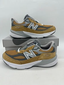 New Balance 990v6 Men's size 9 Made in USA Tan suede Running Shoes U990TN6 - Picture 1 of 6