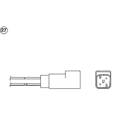 Sonda lambda NGK sonda di regolazione adatta per Ford Mondeo II Turnier 1.8i 2.0i 1.6i - Immagine 1 di 2