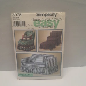 De colección Simplicity 8978 Diseña tus propias fundas fáciles Countrycore talla única - Imagen 1 de 2