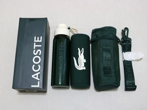 Lacoste 500ml Glass Bottle Water with Holder & Strap new in box - Picture 1 of 2