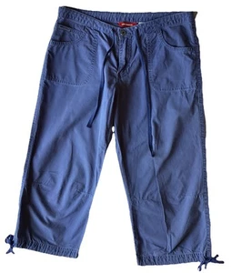 VTG Unionbay Womens Size 5 Blue Capri Pant Cotton Adjustable Waist/Leg 5 pockets - Picture 1 of 10