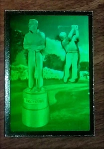THE ARNOLD PALMER AWARD HOLOGRAM 1991 PROSET EXCELLENT NO CREASES - Picture 1 of 2