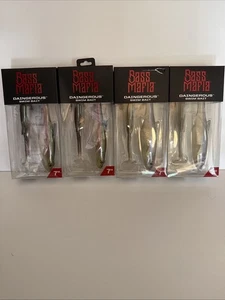 Bass Mafia Daingerous 7” Swim Bait / 4 Pack - One Price - 2 Colors - Picture 1 of 5