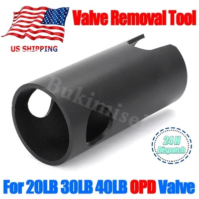 BUKIMISEH 20lb Valve Removal Tool For OPD 30lb 40lb Acme New Style Propane Cylinder LPG US