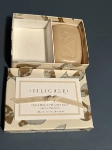 THYMES FILIGREE PERFUMED SOAP BAR 6 oz RARE RETIRED NEW in BOX ONE BAR ONLY - Picture 1 of 3