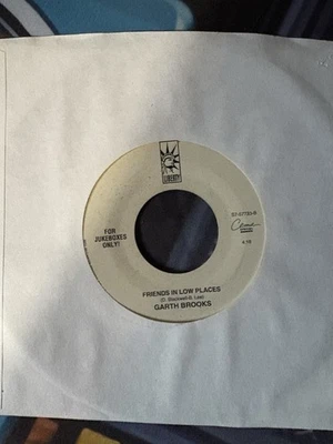 Garth Brooks "What She's Doing Now / Friends In Low Places" VG+ - Image 1 of 2