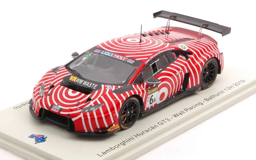 SPARK MODEL AS056 LAMBORGHINI HURACAN GT3 N.6 12 H BATHURST 2019 DEITZ-WESTWOOD- - Immagine 1 di 1