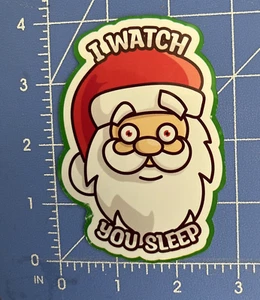 FUNNY SANTA Adesivo Decalcomania Laptop Telefono Scrapbook Notebook Skateboard (267 - Foto 1 di 1