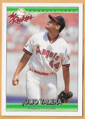 JULIO VALERA ANGELS #119 - DONRUSS THE ROOKIES NM-MT 1992 - Image 1 of 2