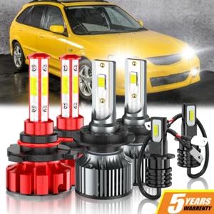 Fit Mazda Protege5 2002-2003 6x 9005 H7 H3 LED Headlight & Fog Light Bulbs Combo - Picture 1 of 16