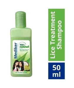 Mediker Anti-lice Treatment Shampoo, 50 ml, Painless and natural lice removal - Picture 1 of 7
