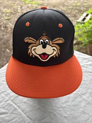 Frederick Keys Flex Fitted Hat M/L Minor League Baseball Cap Rare Player Issued - Image 1 of 4