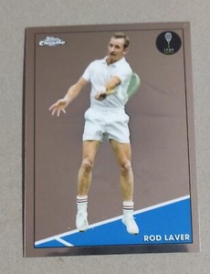 2021 Topps Chrome Tennis Base Card - Rod Laver #38