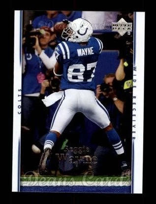 2007 Upper Deck #81 Reggie Wayne Colts Miami (FL) 8 - NM/MT - Image 1 of 1
