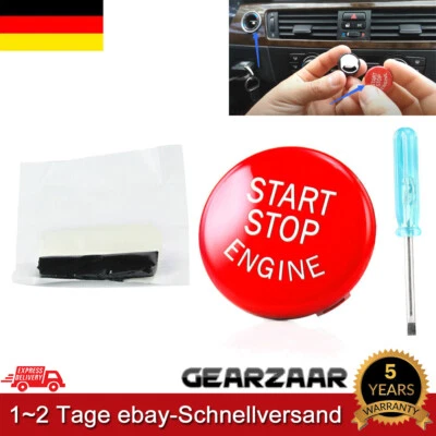 Start Stop Knopf für BMW E90 E91 E92 E93 E60 E70 E71 E83 E84 E87 E89 rot - Bild 1 von 4