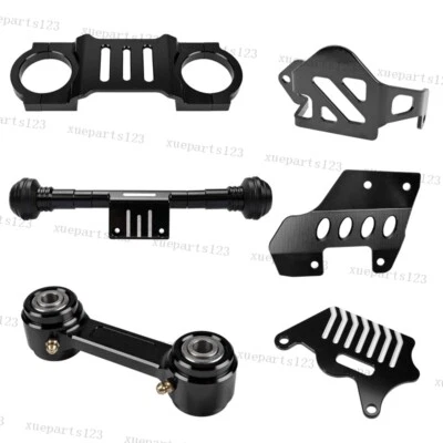 BLACK CNC Billet Fairings Body Kit For Honda XR650L 1993-2022 Frame Slider - Image 1 of 4