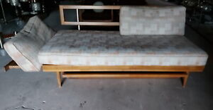 vintage Walter Knoll Antimott Daybed mit Bettkasten - 60s Sofa
