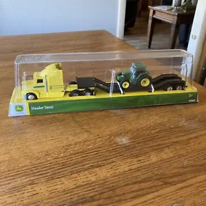 TOMY John Deere Hauler Yellow Semi Truck Trailer & Tractor Set new Toy Tomy Toy - Picture 1 of 12