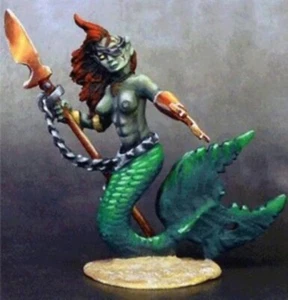 Dark Mermaid Princess, Center Stage Miniatures by 5th Field Fantasy Miniatures - Picture 1 of 2