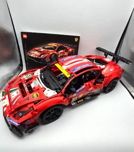 LEGO Technic Set 42125 Ferrari 488 GTE AF Corse #51 Complete Vehicle No Manual - Picture 1 of 14