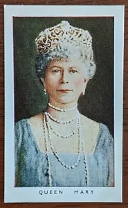 1937 Allen's Confectionery Card - Kings And Queens of England #46 Queen Mary. - Picture 1 of 2