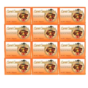 (12) Beauty Bars Sapone Complession Carota Miglioramento Tono Pelle con Olio di Carota 125g - Foto 1 di 1