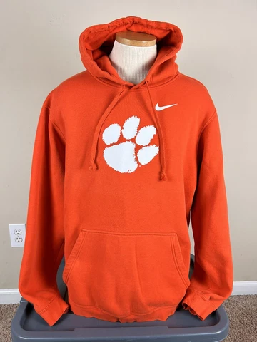 Nike Clemson Tigers Hoodie Sweatshirt Men’s Size XXL Cover