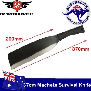 Machete 37cm Survival Knife Blade Bush Hunting Camping Combat Knife Tactical New - Picture 1 of 2