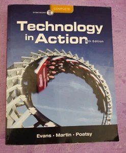 Technology in Action Complete by Evans Martin and Poatsy 8th Ed with CD 2012 - Picture 1 of 17