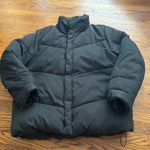 ASOS Men's Black Winter Casual Puffer Jacket Size Large - Picture 1 of 7