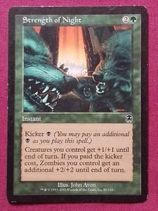 Magic The Gathering APOCALYPSE STRENGTH OF NIGHT green card MTG - Picture 1 of 2