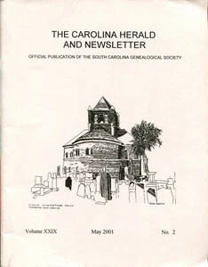 Carolina Herald and Newsletter Mayo 2001 Carolina del Sur Genealogía Historia Familiar - Imagen 1 de 2