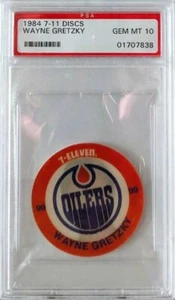 ๐1984 7-11 DISCS Hockey Wayne Gretzky #16 In P-Guide PSA 10 GEM MINT ๐"RARE"๐ - Picture 1 of 3