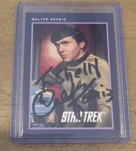 WALTER KOENIG as CHEKOV SIGNED 1991 IMPEL STAR TREK CARD #275 TTM AUTOGRAPH AUTO - Picture 1 of 2