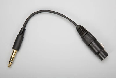 Adaptador de fone de ouvido XLR de 1/4" a 4 pinos - estoque modificado HD 650 cabo Sennheiser - Imagem 1 de 3