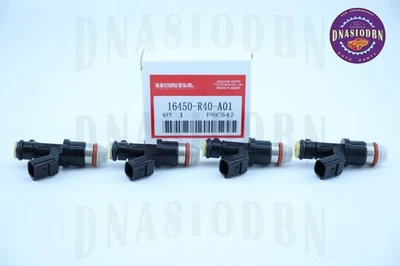 OEM NEW FUEL INJECTORS FOR ACURA ILX TSX ACCORD CIVIC CR-V 2.4L 16450R40A01 4Pcs - Image 1 of 4