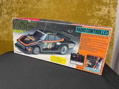 NIKKO Black Porsche 935 Turbo 1/14 Scale Works! - Image 1 of 4