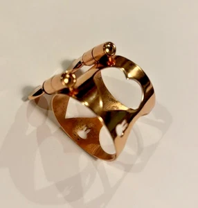 MOMOLIGA Atelier Momo Klarinette Blattschraube rosa gold Hasenherz mit Box gebraucht - Bild 1 von 3