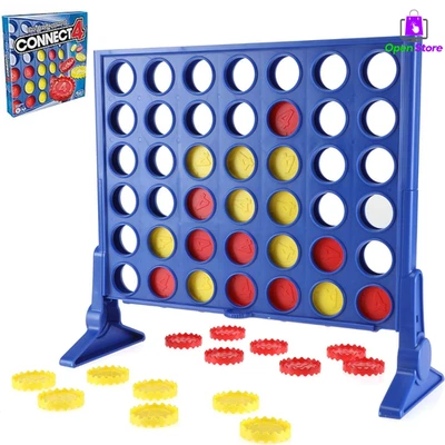 Connect 4 Classic Grid Board Game - 4 in a Row Strategy Game for Kids Family Fun - Image 1 of 4