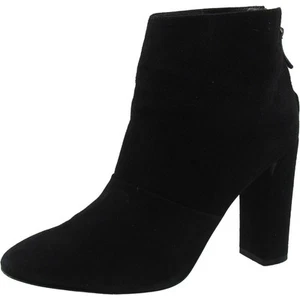 J. Crew Womens Black Padded Insole Suede Ankle Boots 9 Medium (B,M) BHFO 0595 - Picture 1 of 2
