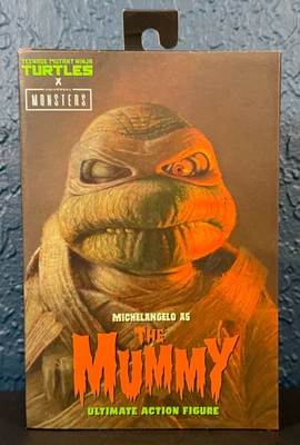 NECA TMNT Teenage Mutant Ninja Turtles x Universal Monsters Miguel Ángel - Momia Foto 1 de 4