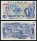 1971 Bank of Ireland Northern Ireland Five Pounds Banknote P# 62a Very Fine