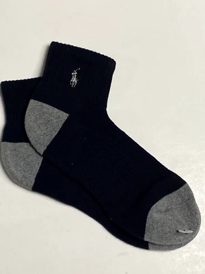 Polo Ralph Lauren хлопок смесь четверть экипажа лодыжки носки, выберите свой цвет!! - Изображение 1 из 4